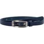 Dámský kožený opasek modrý - PB Izab 95 modrá