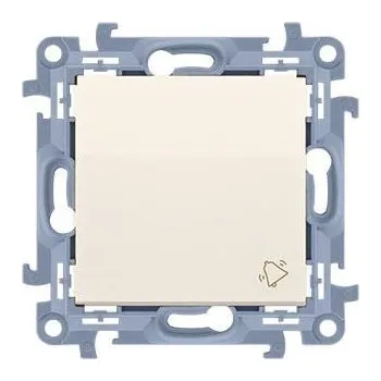 vypínač Vypínač tlačítkový Simon 10 zvonek béžový