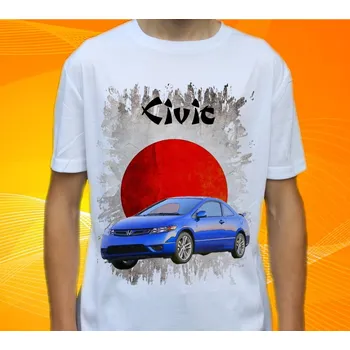 Pánské tričko tričko Honda Civic XS (triko s osobním autem)