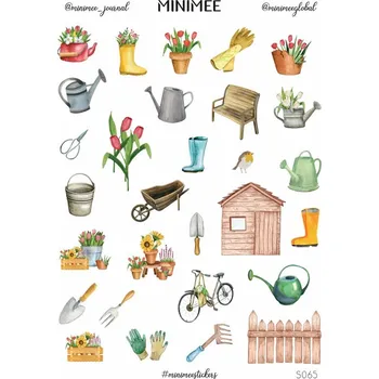 samolepka Samolepky MINIMEE journal - Zahrada