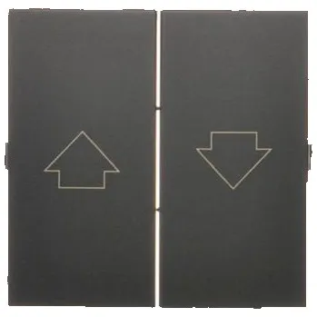 Dveřní kování Klávesa k žaluziovému tlačítku SZP1M černá matná