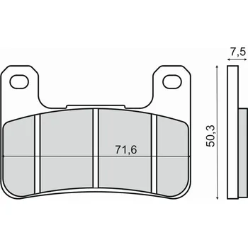 Autodíl Brzdové destičky RMS 225102960 organické