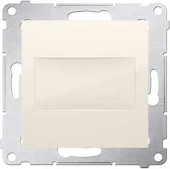 vypínač Záslepka Simon 54 premium s kovovým rámem modul béžová