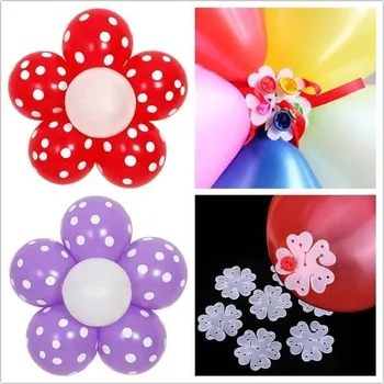 Party dekorace Plastový držák na balónky (10ks)