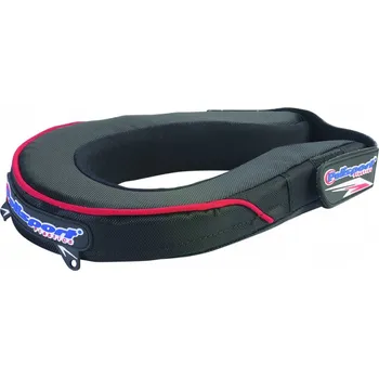 Motocyklový chránič hrudi a pátěře Chránič krční páteře POLISPORT NECK PAD (dětský) černý