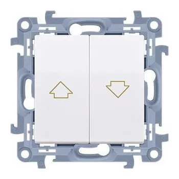 vypínač Dvojitý žaluziový vypínač Kontakt-simon CZW1.01/11 bílý