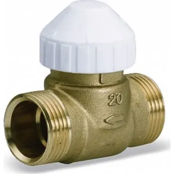 Ventil Dvoucestný mosazný ventil 213134P, PN16, pro fancoily 3/4"