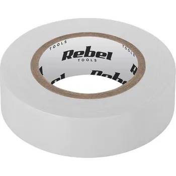 Izolační páska Páska izolační REBEL (0,13mm x 19mm x 18,30m) bílá