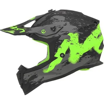 Helma na motorku Přilba N632K Trash, NOX, dětská (zelená) - L