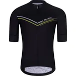 HOLOKOLO Cyklistický dres s krátkým rukávem - LEVEL UP - černá