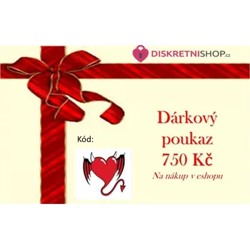 Dárkový potravinový koš Kondomshop Dárkový poukaz - 750 Kč, platnost 6 měsíců