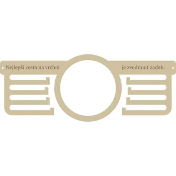 Věšák Věšák na medaile UNI s kulatou fotkou