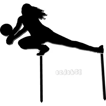 Volejbalistka 1 - dortový zápich - Modrá