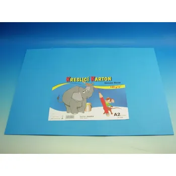 Stepa Karton kreslící A2/10 ks MODRÝ 180g / ks 2121