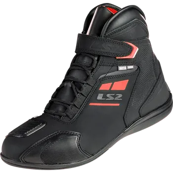 Moto obuv LS2 GARRA LADY BOOTS WP BLACK RED 39
