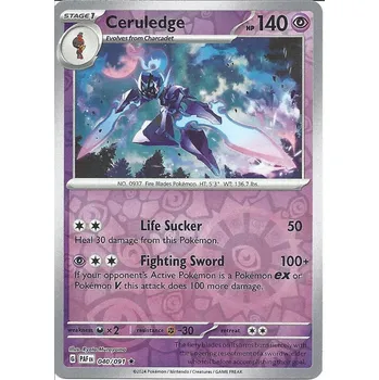 Společenská hra Pokémon karta Ceruledge 040/091 Reverse Holo - Paldean Fates