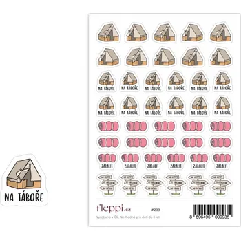 Diář Fleppi Samolepky - Letní tábor