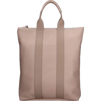 Městský batoh Kožený batoh Facebag Alex - béžová