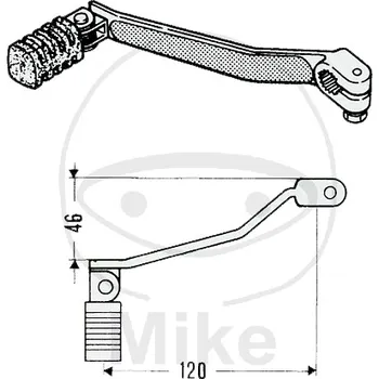 Řadící páka JMT černý