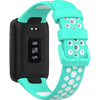 Příslušenství k chytrým hodinkám Perforovaný řemínek pro Mi band 7 PRO Barva: Tyrkysovo-Bílý, Pro Přístroj: Mi band 7 Pro