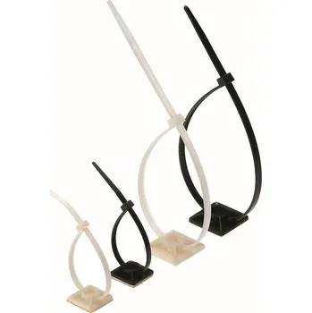 Stahovací páska WEIDMÜLLER Pásek vázací 200x4,8 černá (100ks) 1697910000