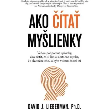 Osobní rozvoj Ako čítať myšlienky - David J. Lieberman
