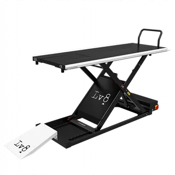 zvedák Motocyklový zvedák LV8 GOLDRAKE 600HC FLOOR VERSION EG600HCE.W s elektrohydraulickou jednotkou (černá a bílá RAL 9016)