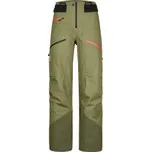 Ortovox 3L Deep Shell Pants W wild herbs XL; Zelená kalhoty + DÁREK DLE VÝBĚRU!