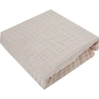 Prostěradlo EKO mušelínové prostěradlo 40x80 cm béžová