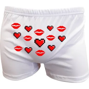 Trenýrky Trenýrky s potiskem Pánské valentýnské trenýrky pánské