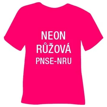 Kancelářská technika Neonová semišová hrubá nažehlovací fólie POLI-TAPE Craft - růžová