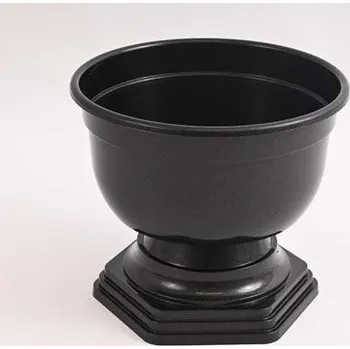 Miska pro psa Miska plastová se stojanem 25 cm grafitová