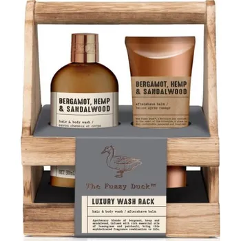 Mýdlo Baylis & Harding Pánská sada v dřevěném stojanu 2ks - Konopí, Bergamot, Santalové dřevo