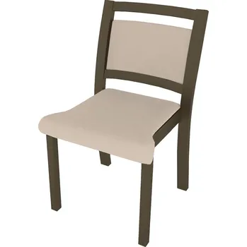 REHABED, Židle bez područek, polstrovaná, s nízkým opěradlem CLARO W01