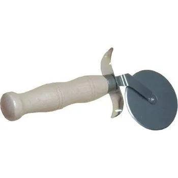 Struhadlo SONIX Kráječ na pizzu nerez rukojeť dřev.