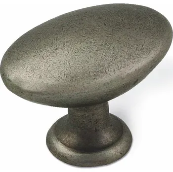 Rustikální úchytka CORA, kovová, cínová, délka 34 mm 1855-34 ZN28