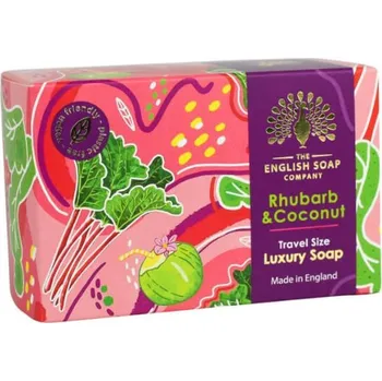 Mýdlo English Soap Company Mýdlo 100g - Rebarbora, Kokos