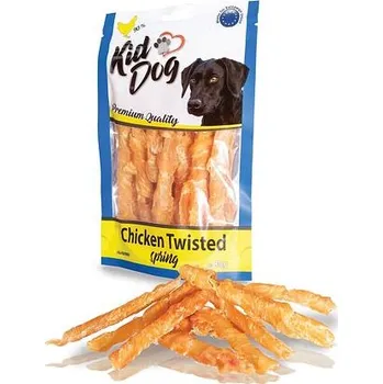 Pamlsek pro psa KIDDOG kuřecí prsa ve spirále 80 g