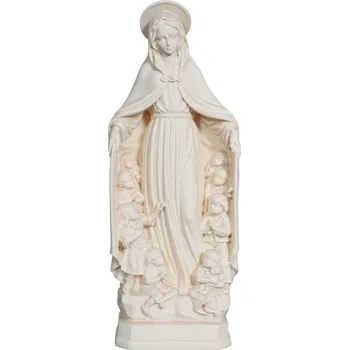 Vánoce Ornatis Požehnaná Matka s dětmi světa Provedení: Přírodní bez malování, Výška sochy včetně podstavce: 16 cm