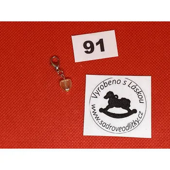 HandMade by VeJa Přívěšek s karabinkou č.91