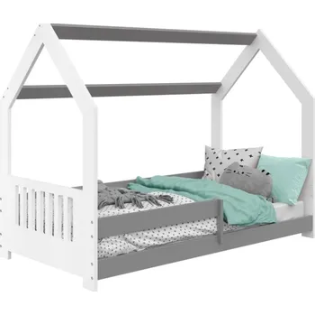 Dětská postel Dětská postel SPECIOSA D5E 80x160, bílá/šedá + vyzvednutí ZDARMA