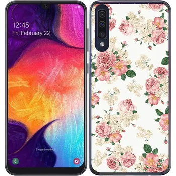 Pouzdro na tablet VSECHNONAMOBIL 17661 MY ART Ochranný obal Samsung Galaxy A70 PINK ROSES (016)