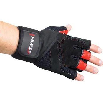 Fitness rukavice FITNESS RUKAVICE ČERVENÉ RST01 HMS XXL