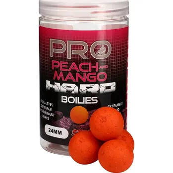 Boilies Starbaits Pro Peach & Mango Hard Boilies 200g 20 mm