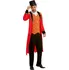 Karnevalový kostým Smiffys Deluxe kostým Principál červený, L