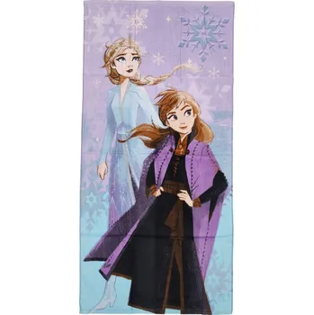 Hravý dětský ručník Ledové království, fialová