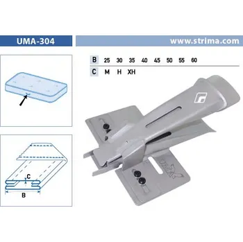 Příslušenství k šicímu stroji Texi Zakladač speciální pro šicí stroje UMA-304 XH