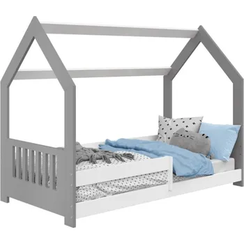 Dětská postel Dětská postel SPECIOSA D5E 80x160, šedá/bílá + vyzvednutí ZDARMA