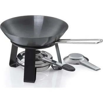 Pánev KELA Wok mini Joy ocel černý 15,0cm 18,0cm 0,35 KL-10059