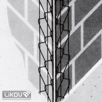 Stavební profil APK 2950 drátěný roh s PVC hranou 75m